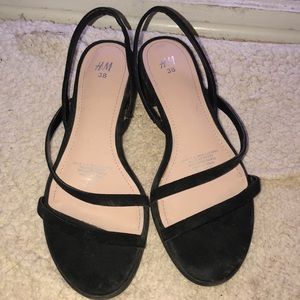 H&M flat sandals with very short heel